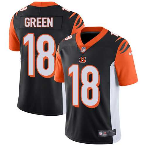 Nike Cincinnati Bengals #18 A.J. Green Black Team Color NFL Vapor Untouchable Limited Jersey,We sell and wholesale Nike Cincinnati Bengals #18 A.J. Green Black Team Color NFL Vapor Untouchable Limited Jersey on line form chian!